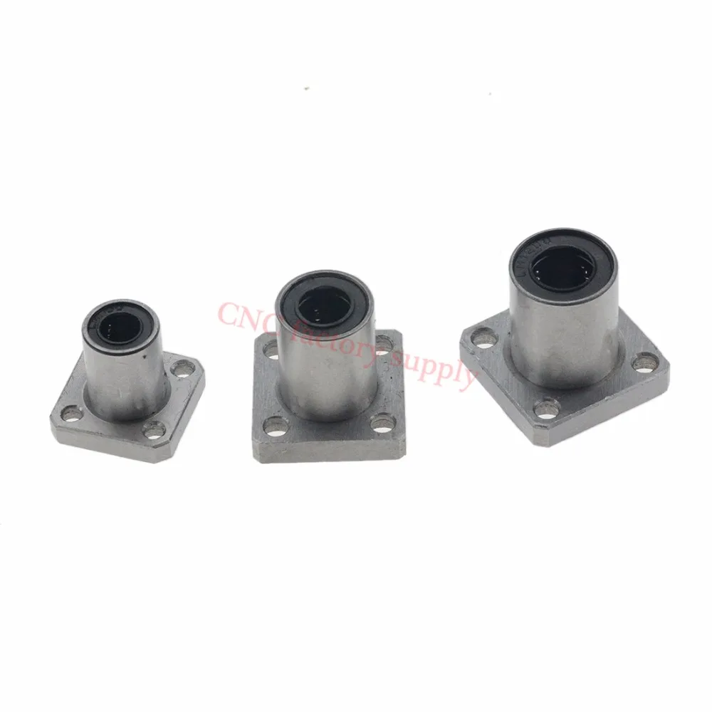 1 шт. LMK10LUU LMK10UU LMK8UU LMK12UU LMK16UU LMK6UU LMK20UU LMK12LUU Тип 10 мм Линейный подшипник круглого фланца для 3D принтер линейный стержень