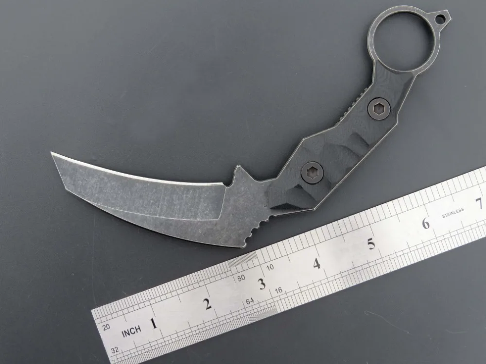 Eafengrow C1693 нож с фиксированным лезвием счетчик Strike CS GO Тактический коготь шеи нож самообороны охотничий нож выживания EDC инструменты