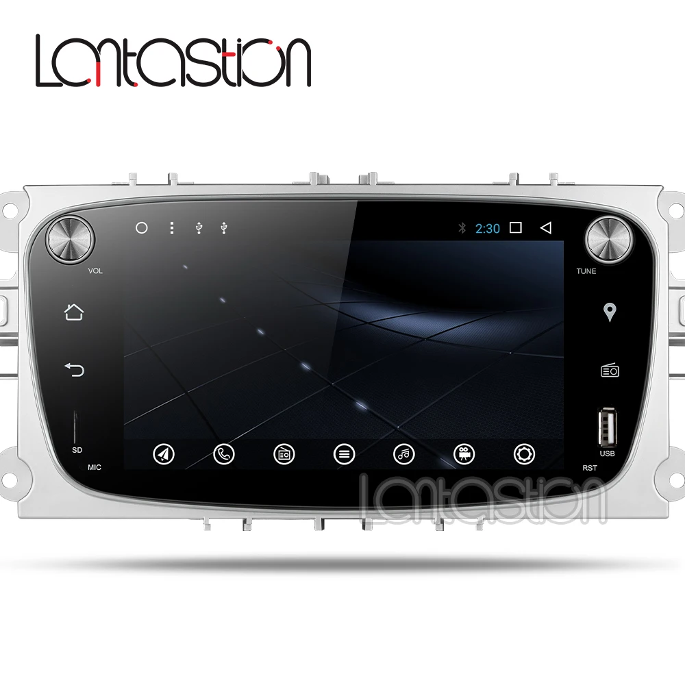 Android 8 1 2 din автомобильный DVD Восьмиядерный для Ford Mondeo C-max focus galaxy S-max dvd gps Радио Видео