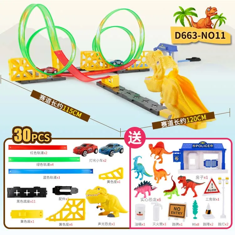 Hot wheels супер Трековый набор моделей автомобилей для детей пластиковые металлические игрушки для автомобилей Hot wheels Y0276 модели автомобилей подарок для детей - Цвет: 11-1