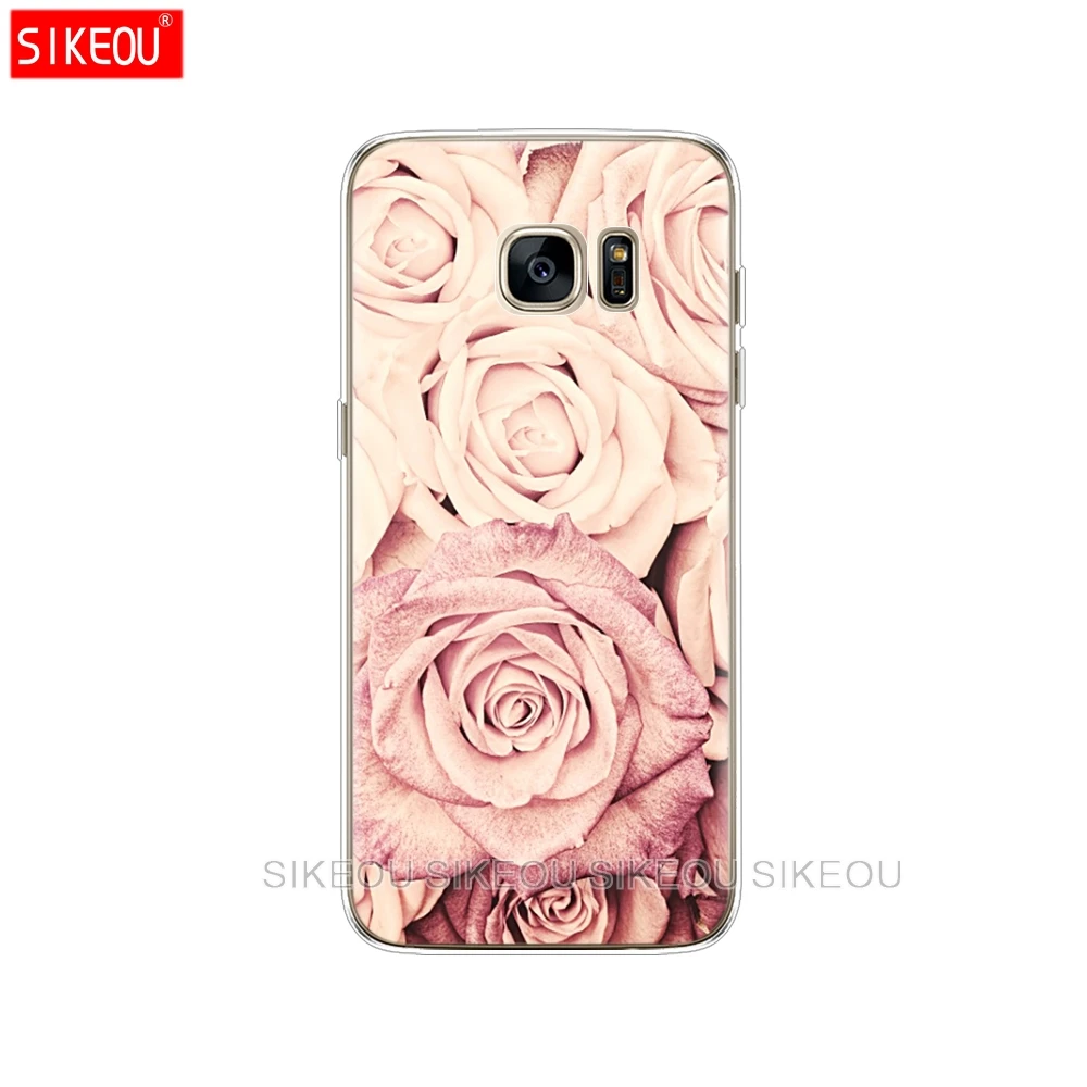 51558 SIKEOU Мягкий Силиконовый ТПУ чехол для samsung Galaxy S7 edge чехол для samsung S 7 edge 7 edge G935F SM-G935f - Цвет: 51558