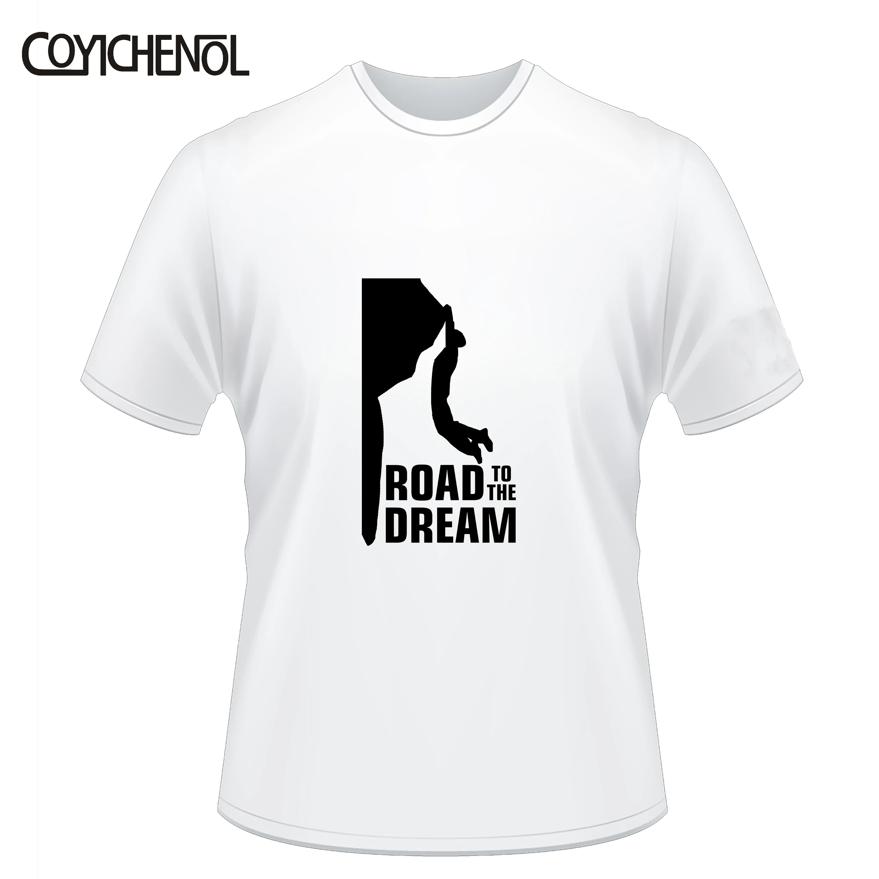 Женская футболка с круглым вырезом и короткими рукавами Road to the dream большие