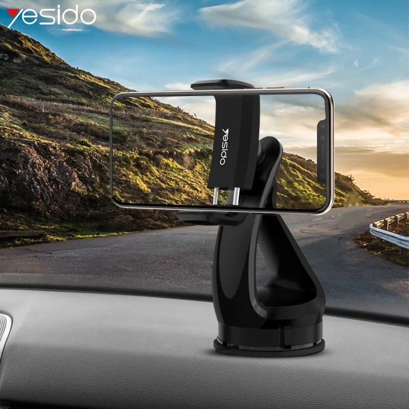 

Yesido Extendable Windshield Car Holder 360 Rotatable Car Phone Holder Universal GPS Stand Mount Support Window Glass Great