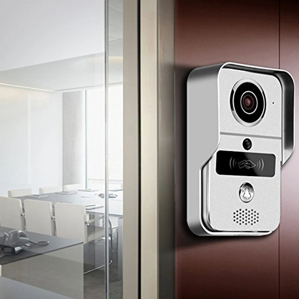 Беспроводной IP видеодомофон LOFAM Wi Fi дверной звонок с камера дверного звонка POE