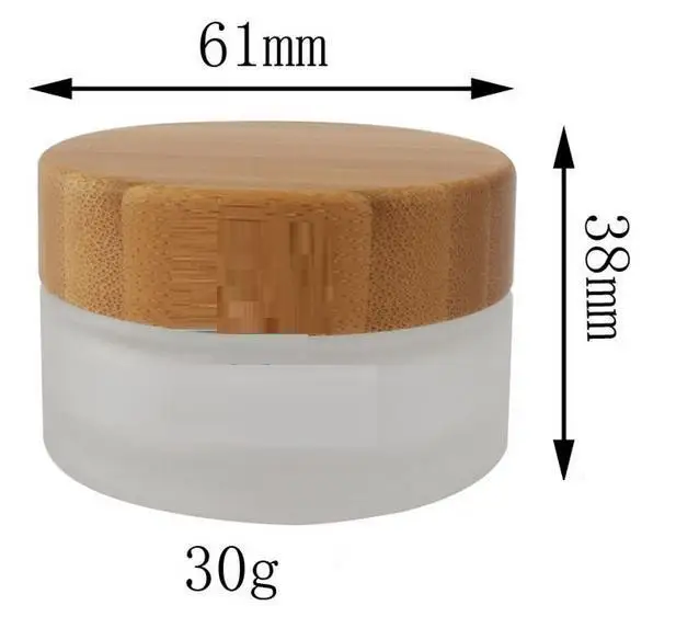 Бесплатная доставка 30 г 10 шт./лот банка для косметики/стеклянная деревянная