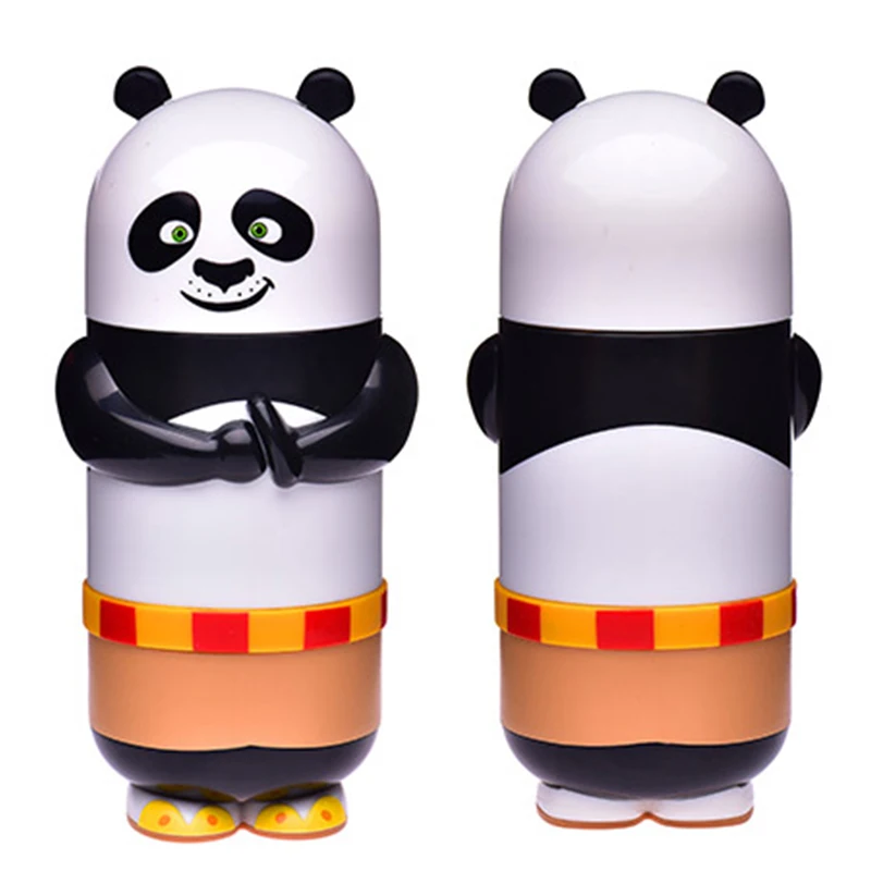 3D кофейная чашка KungFu Panda чайные стеклянные чашки с цветами для горячих и холодных