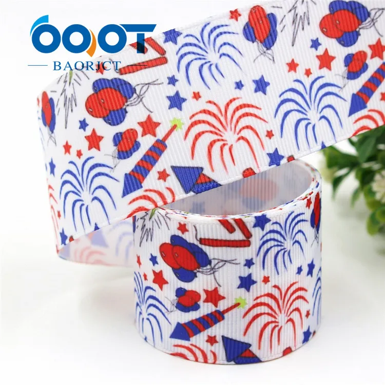 I-19306-529 OOOT BAORJCT I-19306-523, 38 мм, 10 ярдов геометрические термотрансферные печатные корсажные ленты, бант колпачок DIY аксессуары украшения - Цвет: I-19306-529