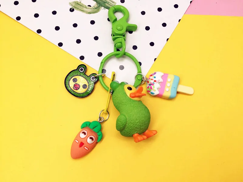 2019 новый милый мультфильм Маленькая желтая утка кукла брелок для ключей с
