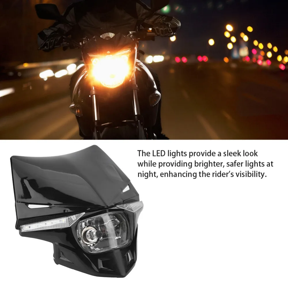 Универсальный светодиодный налобный фонарь для мотоцикла 12 В постоянного тока| |