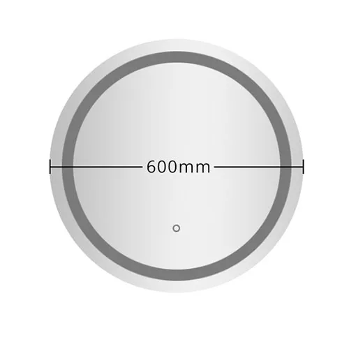 Gappo, лупа для ванной, зеркала, Led 600*800, косметическое зеркало, сенсорный выключатель, светильник, регулируемый настенный светильник, зеркало для макияжа в ванной комнате - Цвет: G603