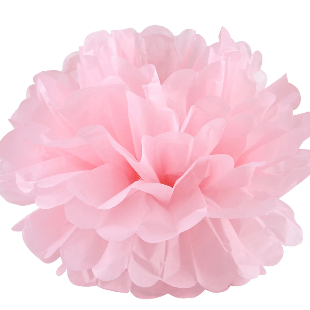 Одна упаковка (18 шт.) тканевая подвесная бумага Pom Poms цветочный шар для свадьбы