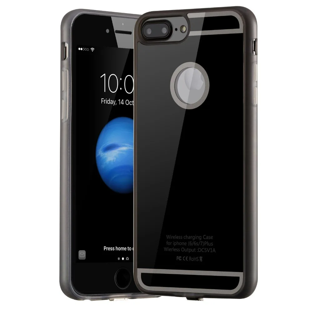 Qi Беспроводное зарядное устройство зарядного устройства для iphone 7/7 Plus беспроводной приемник чехол Беспроводное зарядное устройство приемник чехол для iphone