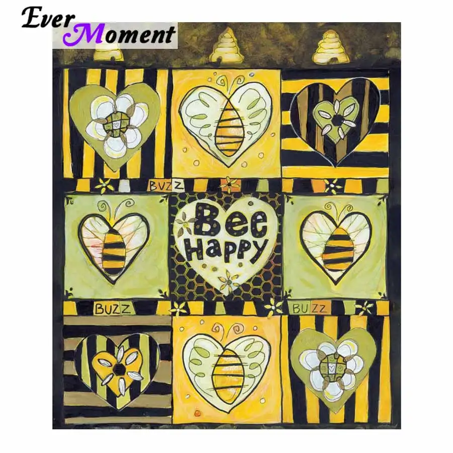 Алмазная картина happy bee diy 5d алмазная вышивка милый набор для рукоделия полный