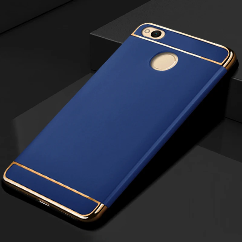 Роскошный Золотой жесткий пластиковый чехол, чехол, чехол для xiaomi redmi 4x pro redmi 4x4 3 в 1, оригинальные аксессуары для телефонов для xiomi