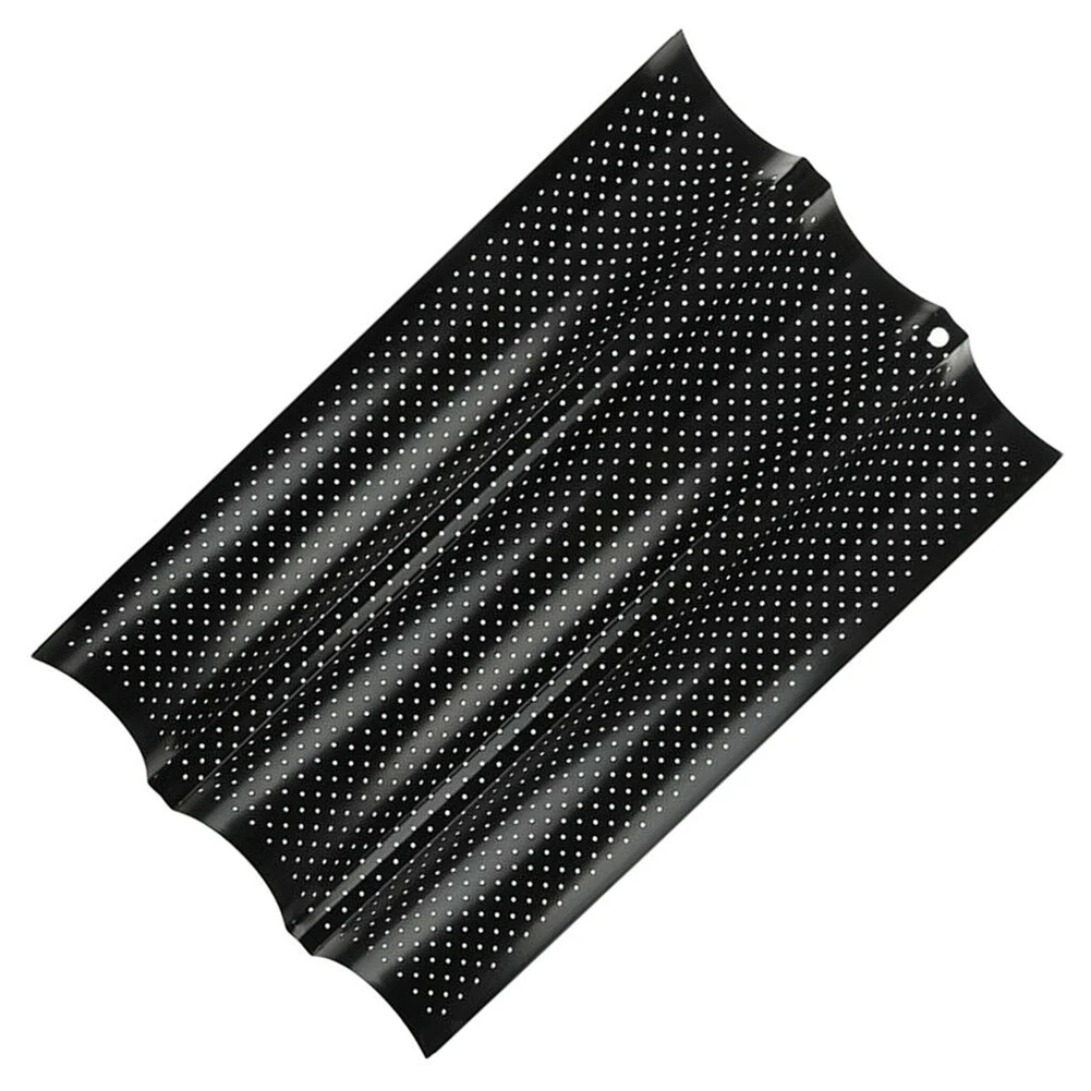 Black 1 шт., форма для выпечки французского хлеба, форма для выпечки, форма для выпечки, багетная форма для торта, форма для торта, кухонные принадлежности для выпечки, Новинка - Цвет: Black