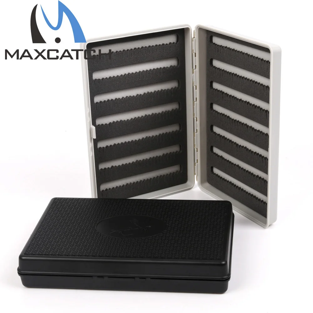 Супер тонкая коробка для ловли нахлыстом Maximumcatch пластиковая цветная может