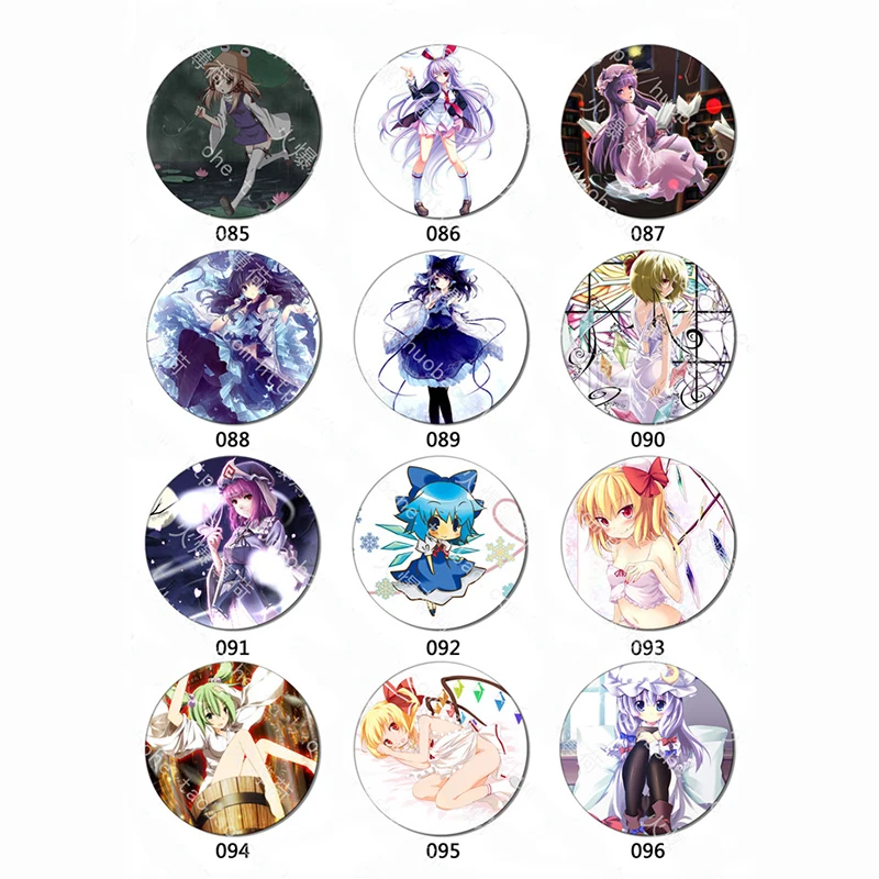 58 мм TouHou Project Hakurei Reimu Алиса Эллен полные персонажи значки на рюкзак булавка брошь