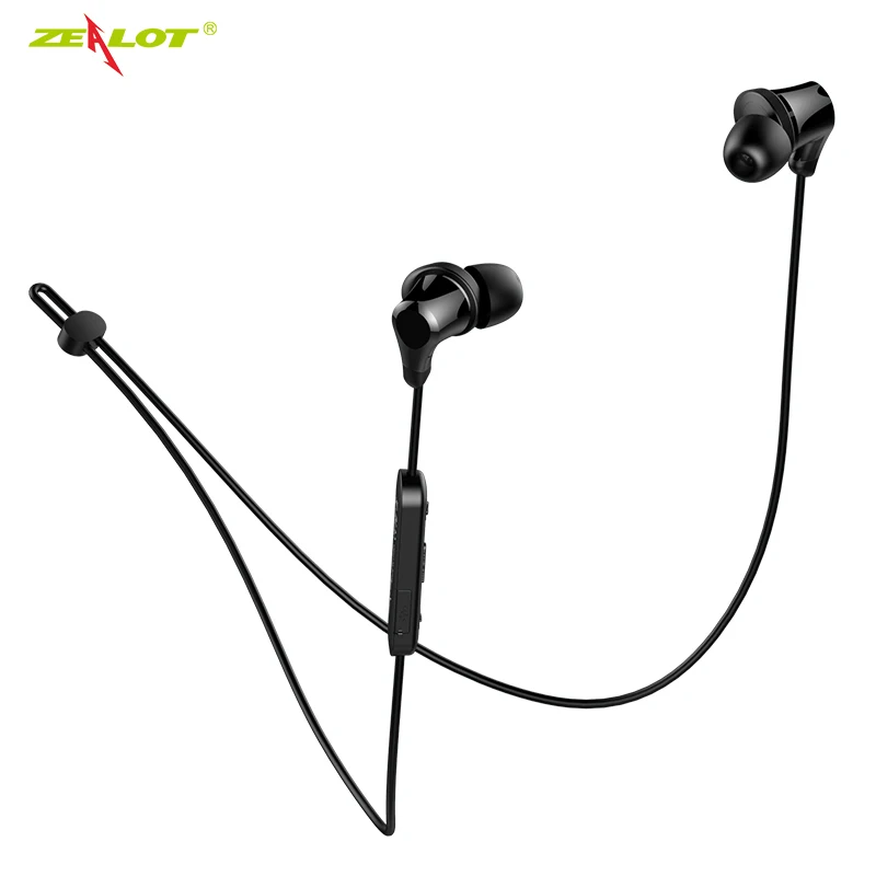 Black Новинка, ZEALOT H11, Bluetooth наушники, наушники, свободные руки, водонепроницаемые, беспроводные наушники, для бега, Спортивная гарнитура с микрофоном для телефонов - Цвет: Black