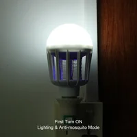 Антимоскитная лампа с цоколем Е27 (может работать как обычная лампочка)#1