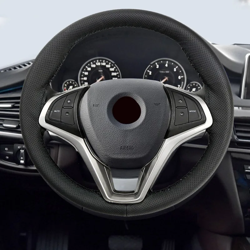 Сшитая вручную крышка рулевого колеса общего назначения из микрофибры кожа