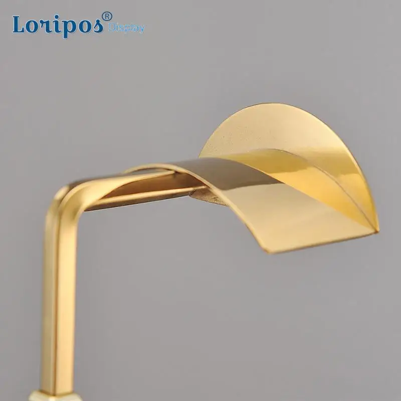 Держатель для шапок из нержавеющей стали напольная подставка титановая Золотая