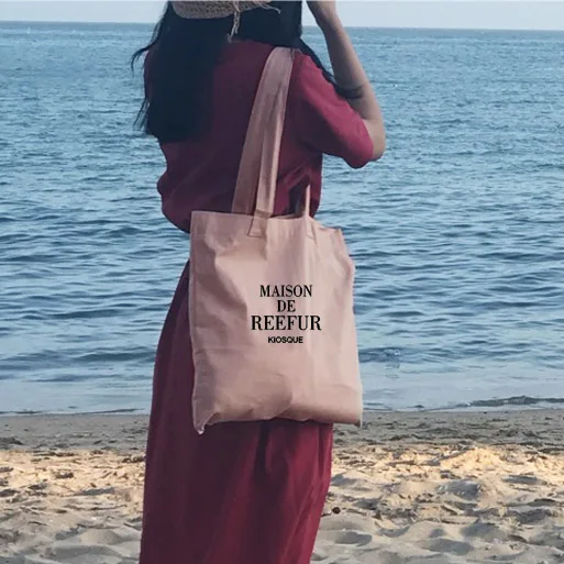 Модные женские холщовые сумки в стиле Simlple с розовыми буквами новинка 2019 школьные