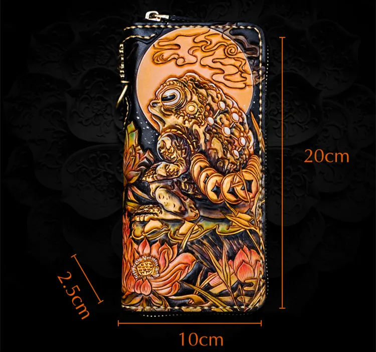 Рисунок 6 - Бумажники ручной работы с резьбой