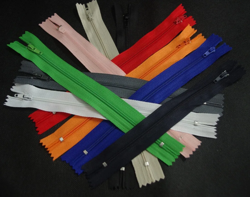 10 шт./лот Нейлоновая Лента Молнии Катушки Портной Канализационные Ремесло 9