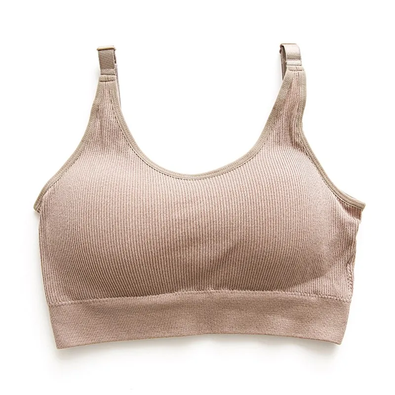 Хаки Women Knitted Ribbed Sexy Tank Top Crop Tops Sleeveless Solid Hollow Out Vest Camisole Camis Backless Bralette - Цвет: Хаки