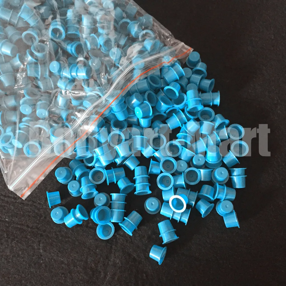 1000 шт. 8 мм Малый размер красные чернила для татуировок пигментные колпачки