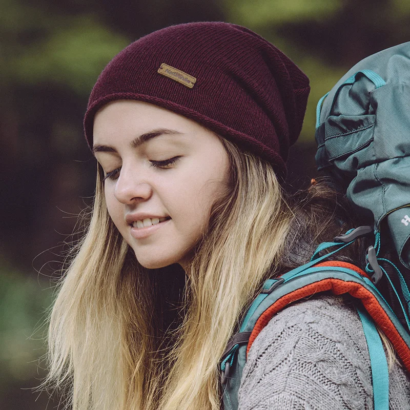 Теплая Зимняя Вязаная Шерстяная Шапка Naturehike для мужчин и женщин дорожная шапка