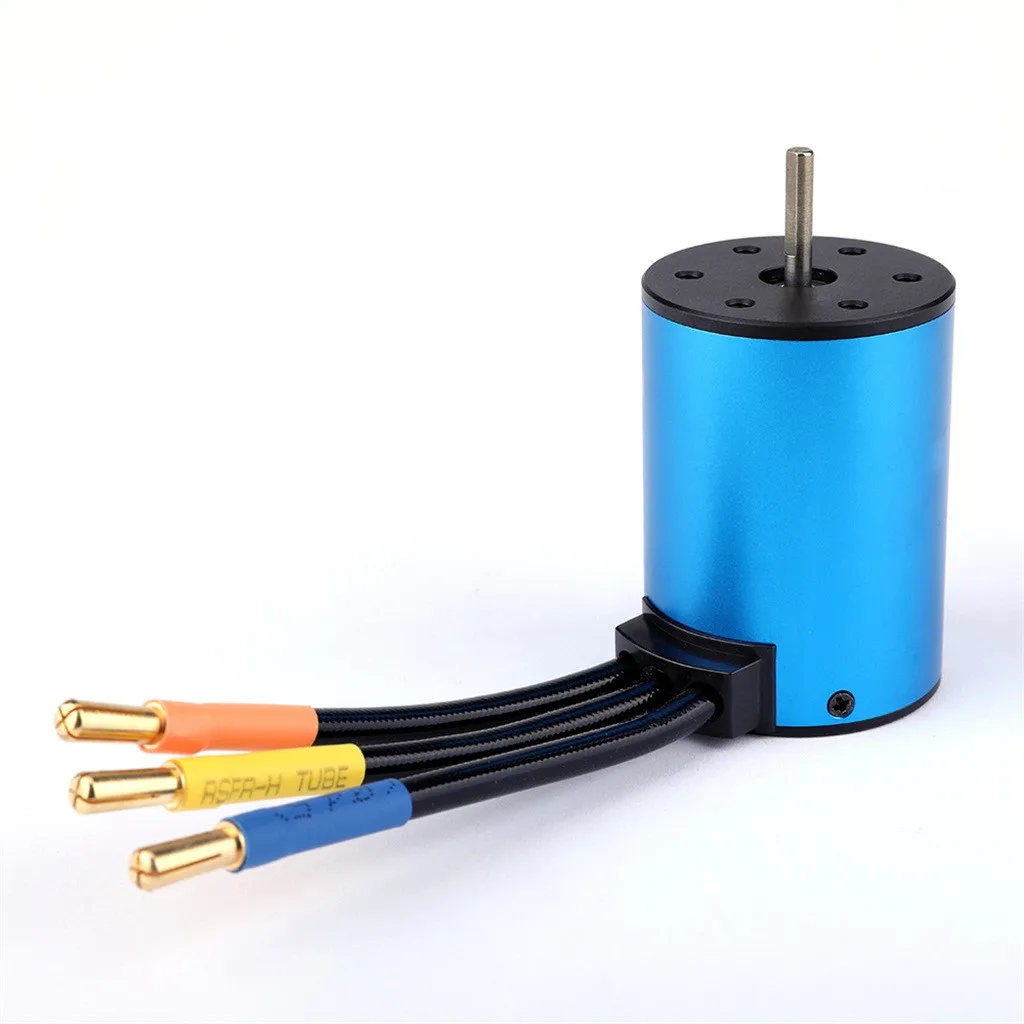 Водонепроницаемый 9T 4370KV бесщеточный мотор + 45A ESC для 1/10 RC автомобиль Лодка