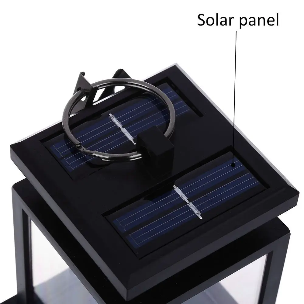 SHGO 2PCS на солнечных батареях Светодиодный уличный фонарь для свечей наружная