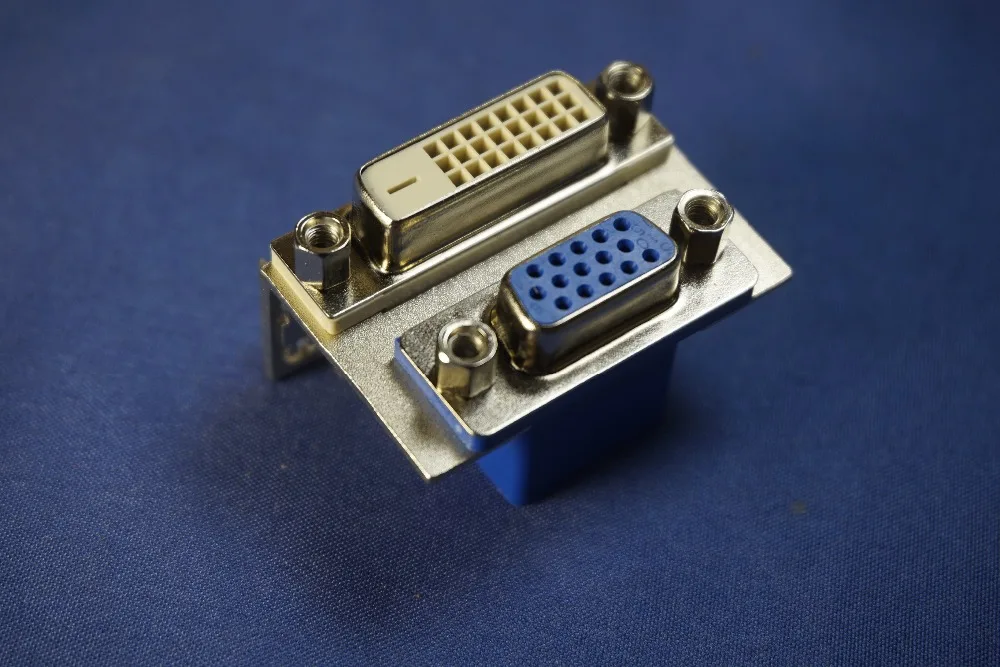 100 шт. двойной разъем DVI VGA 24 + 1 контакта P|Соединители| |