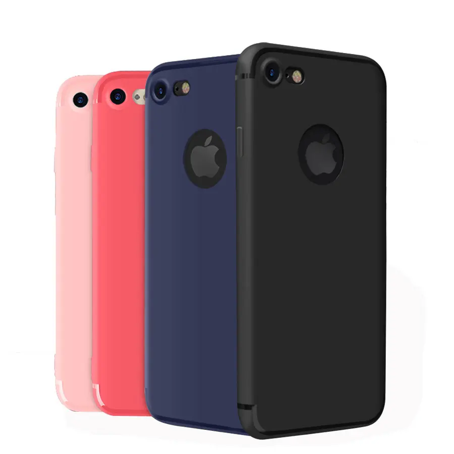 HOTSWEI Case for iPhone 6s 6 8 7 plus 5S 5 Cases Cover Ultra Thin NEW Candy Color Soft Silicone Gel Full Protective |