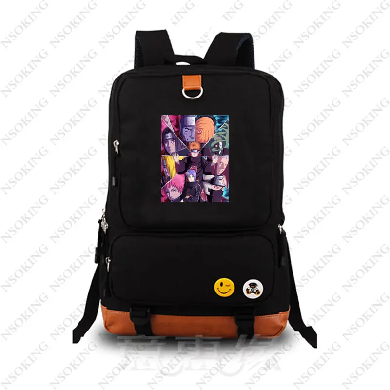 Наруто рюкзак школьный рюкзак японский аниме Учиха Саске Bookbag Uzumaki Наруто косплей рюкзак сумка на плечо