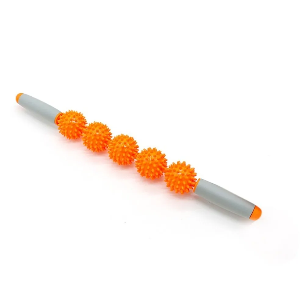 Портативный массажер мышцы расслабить пять шаров Массажная палка фасции