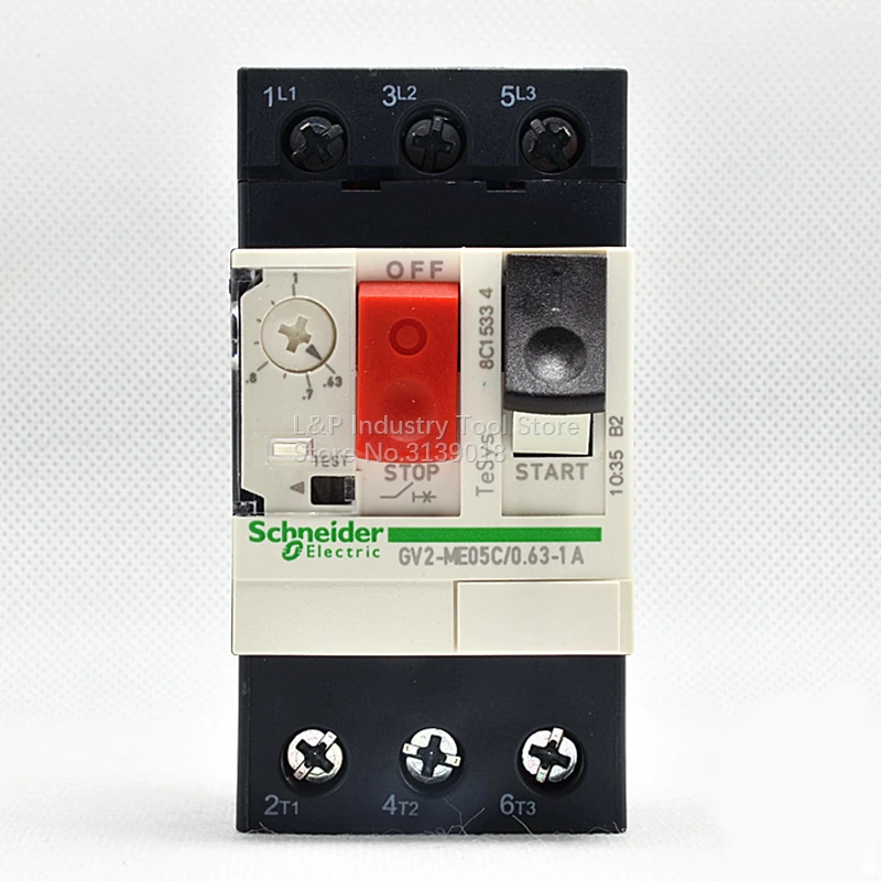 Новый оригинальный Schneider GV2-ME05C защита двигателя автоматический выключатель GV2ME05C
