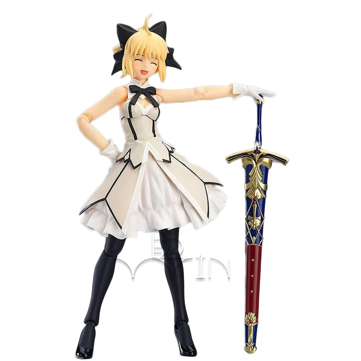 Новинка &quotсудьба&quot/большой заказ EX 038 Saber Lily Figma ПВХ фигурка аниме игрушка