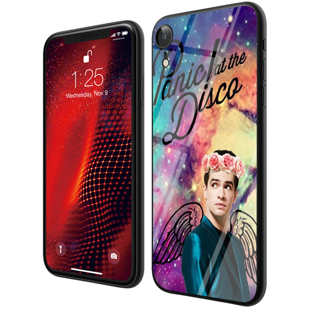Lavaza Panic! At The Disco Tempered Glass TPU Cover for iPhone 6 6S 7 8 Plus 5 5S SE XR X XS 11 Pro MAX Case | Мобильные телефоны и