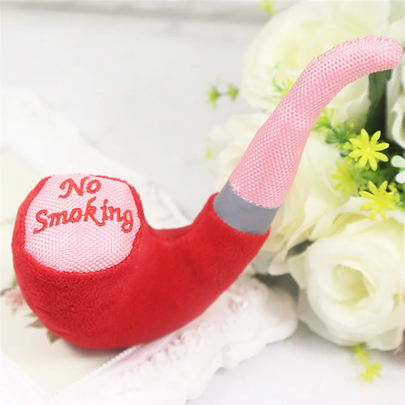 Pipe Shape Plush Pet Squeak Toys Sound Play Dog Toys For Small Large Dogs Cats Puppy Molar Chew Toys Wholesale#F#40AT29