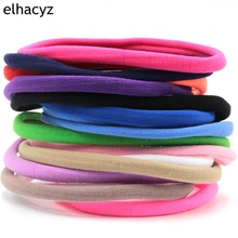 20pcs/lot Chic Hot-sale Super Nylon Elastic Solid Headband For Kids DIY Hair Accessories Fashion Headwear Hair Band For Children (1)