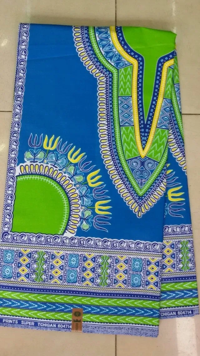 AG004 color one piece 6 yards 100% cotton real wax guaranteed dutch block prints angelina | Дом и сад