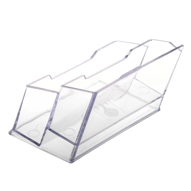 Настольный бизнес держатель для карт Стенд 2 отделения | Канцтовары офиса и дома