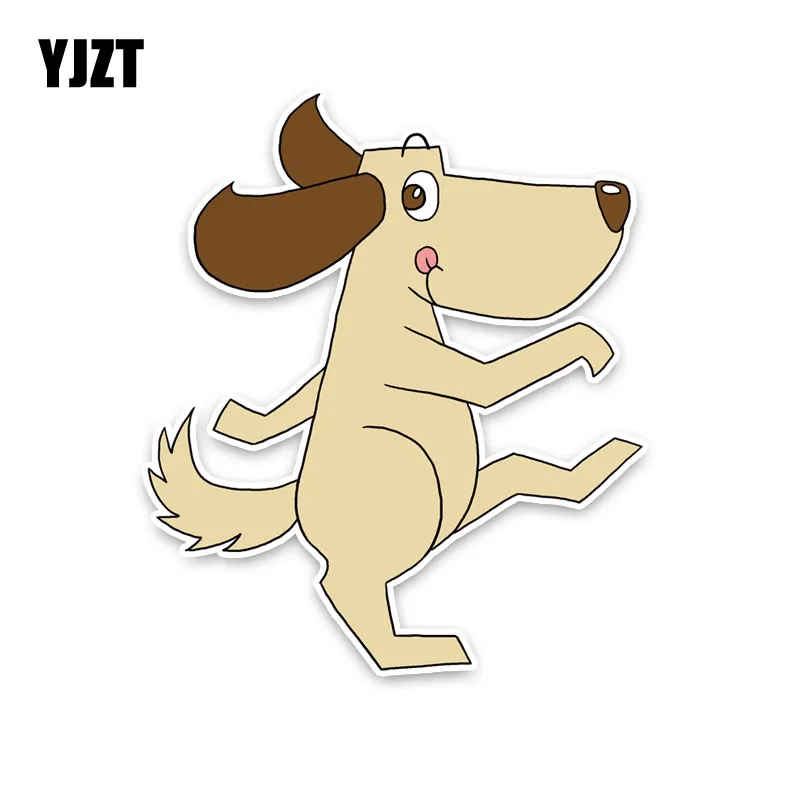 

YJZT 14 см * 16,3 см мультфильм забавная собака животное наклейка автомобиля ПВХ мотоцикл автомобиль-Стайлинг 5-1714
