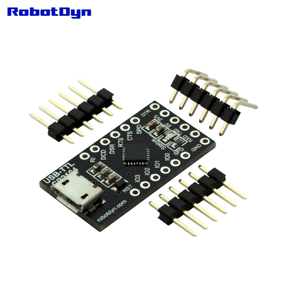 CP2104 USB-TTL UART серийный адаптер-микроконтроллер, 5 В/3,3 В, Micro USB