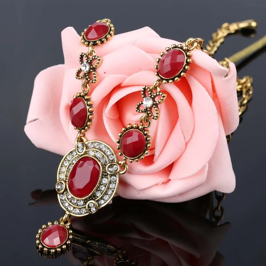 Kinel винтажное ювелирное изделие оптовая продажа богемное массивное ожерелье