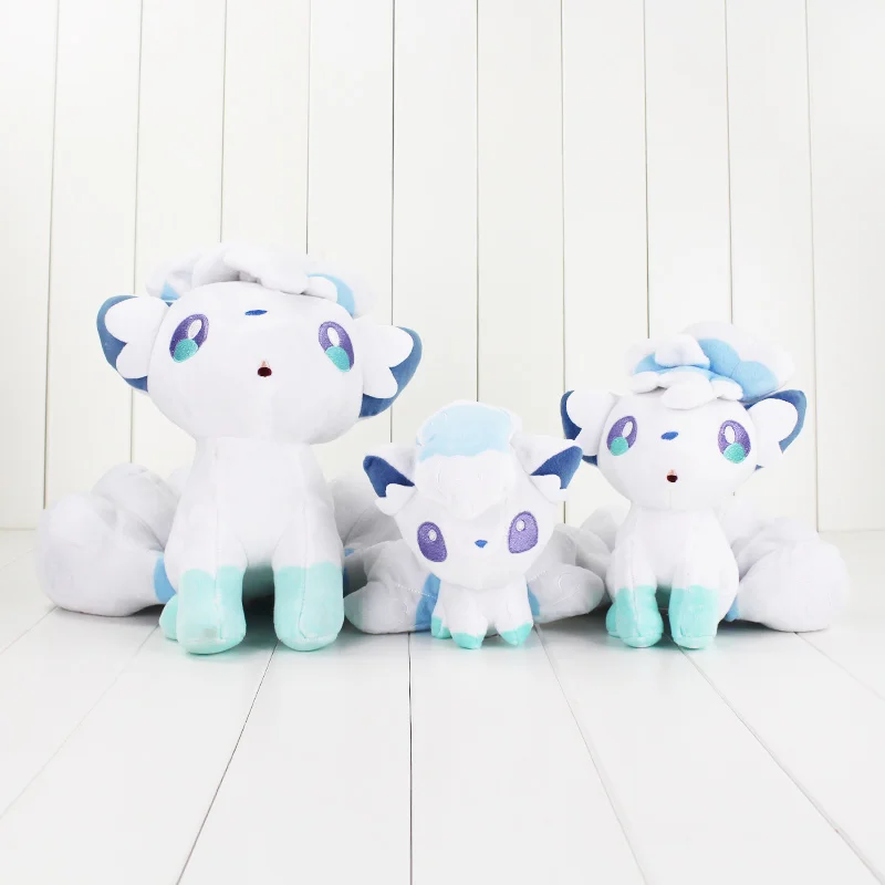 15-30 см аниме Vulpix белая лиса Плюшевая Игрушка Животные sixtail Foxy мягкая кукла для детей