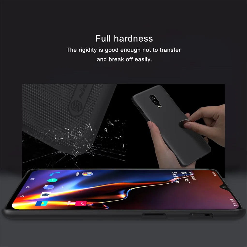 Oneplus 6Т крышка oneplus 6т чехол NILLKIN Супер задняя Матовая защитная поверхность PC задняя крышка тонкий чехол для one plus 6 т с подарком
