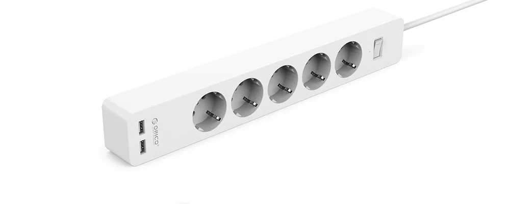 ORICO EU/UK Защита от перенапряжения USB блок питания с 2/4 USB зарядное устройство 4 разъем переменного тока мульти-розетка зарядное устройство для телефона для дома и офиса